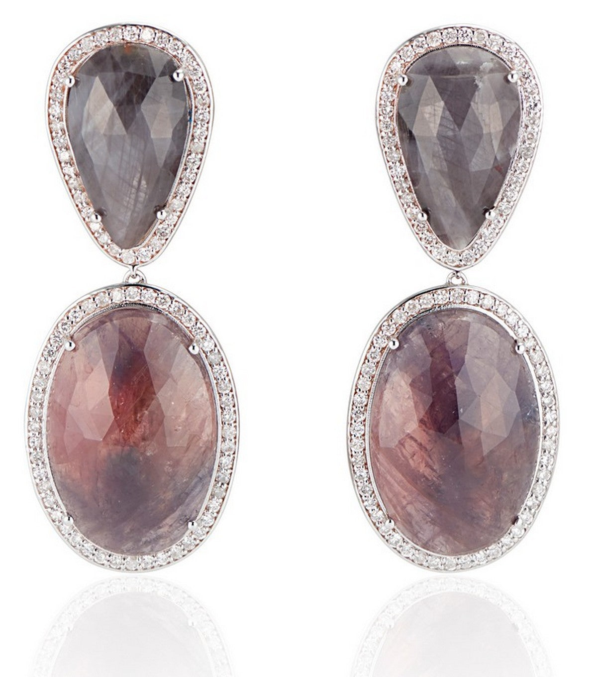 Sapphire deals statement earrings